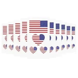 World Cup 2026 Usa Temporary Tattoos, 10pcs Country Flag Heart Face Tattoos With 2pcs Soccer Stickers, Waterproof Sport Game Body Stickers For Soccer Fan Party Game Day Accessories Gifts