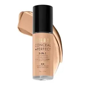 Milani Conceal + Perfect 2-In-1 Foundation + Concealer Makeup -Medium Beige