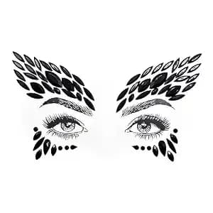 Halloween Cospaly Face Jewels Vampire Blood Costume Festival Face Gems Stick On Rhinestone Tattoo Stickers Pasties Self Adhesive Temporary Tattoos Fashion Jewelry For Party