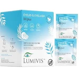 Eyelid Wipes, Gentle Daily Eye Care, Tea Tree, 36 Count - Tea Tree Eyelid Wipes For Cleansing, Makeup Removal & Daily Hygiene. Gentle, No-Sting Formula For Sensitive Eyes.