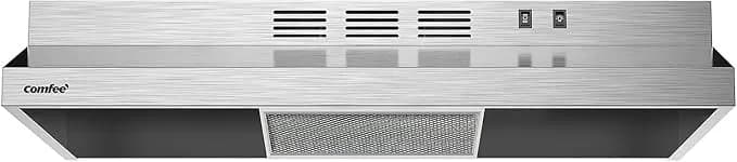 Comfee' Range Hood 30 Inch Under Cabinet 200 Cfm Ducted/Ductless