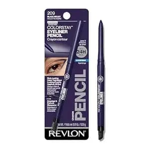 Revlon Colorstay Pencil Waterproof Eyeliner, 209 Black Violet, 0.01 Oz