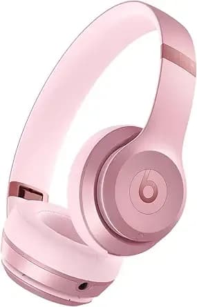 Beats Solo 4 - Wireless On-Ear Bluetooth Headphones, Up To 50-Hour Battery Life, Ultra-Lightweight Comfort, Powerful And Balanced Sound, Apple & Android Compatible - Amazon Exclusive Metallic Pink