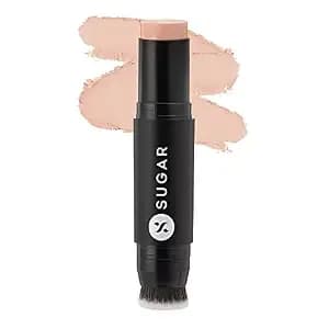 Sugar Cosmetics Ace Of Face Foundation Stick For Full Coverage Waterproof Matte Finsh Makeup- 15 Cappuccino (Light, Cool Undertone)