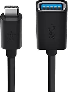 Belkin Usb C To Usb A Adapter, Usb 3.0, Usb-If Certified For Macbook - Usb-If Certified, Usb 3.0 Superspeed, Connects Usb-C Devices To Usb-A Ports, For Macbook & Chromebook Pixel