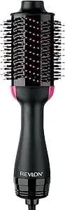 Revlon One-Step Volumizer Hair Dryer And Styler, 2.8" Barrel, Black - Salon Quality Blowout Brush For Damp To Dry Hair, 3 Heat Settings, Best For Medium To Long Hair