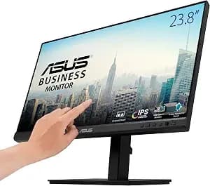Asus 24" 1080p Multi-Touch Monitor (be24ecsbt) - Full Hd, Ips, 10-Point Touch, Ips, Eye Care, Usb-C With Power Delivery, Hdmi, Displayport Daisy Chain, Height Adjustable, Vesa Wall Mountable