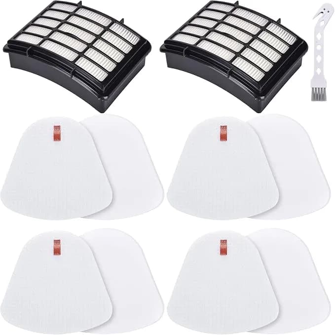 Leadaybetter Vacuum Filter Replacement For Shark Navigator Lift Away Deluxe nv350 nv351 nv352 nv355 nv356e nv360 nv370 uv440 uv540 cu500 zu503amz Models, Parts xff350 & xhf350, 2 + 4 Pack Filters