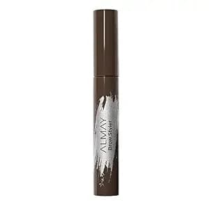 Almay Eyebrow Gel With Marula Oil, Flake-Free & Lightweight Brows, Hypoallergenic, Medium Brown, 1 Count