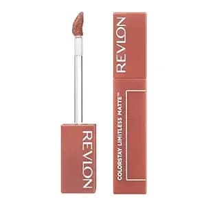 Revlon Colorstay Limitless Matte Liquid Lipstick, Vegan Formula, No-Budge, Longwear Lip Color, Long Lasting, Lightweight/Comfortable, Waterproof, 002 Poster Child, 0.17 Fl Oz