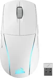 Corsair m75 Wireless Rgb Lightweight Fps Gaming Mouse – 26,000 Dpi – Swappable Side Buttons – Icue Compatible – Pc – White
