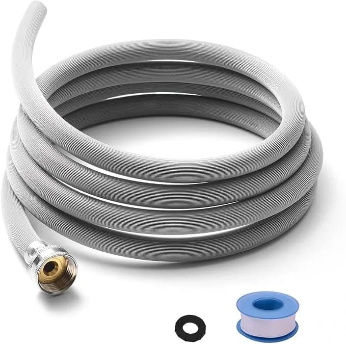 Dehumidifier Hose For Drainage 3/4" Fht, Premium Brass Connectors (5ft) - Perfectly Compatible With Most Dehumidifier Brands