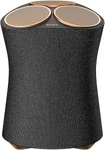 Sony Srs-ra5000 360 Reality Audio Premium Wi-Fi / Bluetooth Wireless Speaker, Works With Alexa And Google Assistant, Black - Alexa, Google Assistant, 360 Reality Audio With Ambient Room-Filling Sound