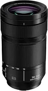 Panasonic Lumix S Series Camera Lens, 70-300mm f4.5-5.6 Macro O.I.S. L Mount Interchangeable Lens For Mirrorless Full Frame Digital Cameras Black