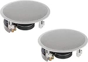 Yamaha Ns iw560c 8" 2 Way In Ceiling Speaker System For Custom Installations (White)
