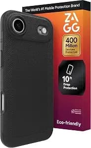 Zagg Luxe Snap Phone Case For Iphone Air - Black, Durable Graphene For Drop Protection (10ft/3m), Slim Lightweight Design, Magsafe Compatible