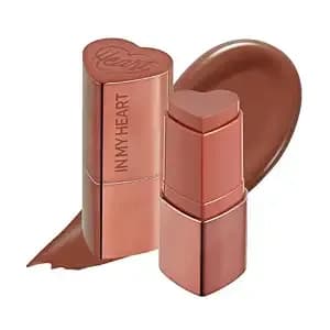 Touch In Sol In My Heart Stick Blush (#Reddish Brick) - Cream Blush Stick For Korean Makeup, Lip, Cheek & Shading Multi-Use, Blendable Milk Blusher For Dewy Glow, Kbeauty (0.21 Oz)
