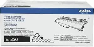 Brother Genuine High Yield Toner Cartridge, tn850, Replacement Black Toner, Page Yield Up To 8, 000 Pages, Amazon Dash Replenishment Cartridge - Prints Up To 8,000 Pages, Amazon Dash Replenishment