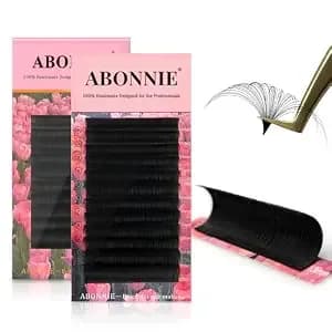 Easy Fan Lash Extensions, Rapid Blooming Volume Eyelash Extensions, Cc Curl Cashmere Fan Lash, 0.03 Thickness 8-15mm Mixed Length Self Fanning Volume Lashes Extension (Cc-0.03,8-15mm)