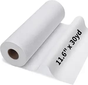 11.6"x30yd Medium Weight Fusible Interfacing For Sewing Iron On Interfacing - White Iron On Fusible Interfacing Fabric For Sewing Interface Fabric For Sewing Diy Craft Quilting