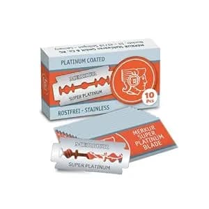 Merkur Razor Double Edge Razor Blades, Mk-911, 10 Count (Pack Of 1)