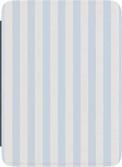 Casely Kindle Case - Blue Stripes - Sunday Best - Compatible With 7” Kindle Colorsoft And 7” Kindle Paperwhite (12th Gen 2024 Models)