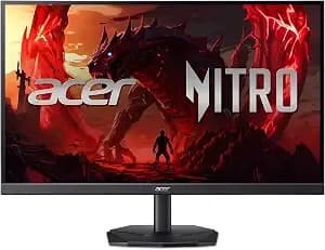 Acer Nitro 27in Fhd 1920x1080 Ips 200hz Gaming Monitor kg271 x1biip - 0.5ms, Amd Freesync Premium, Srgb 99%, 2xhdmi, Displayport, Vesa Mountable, Bluelight Filter, Flickerless Technology