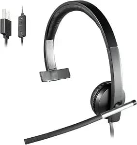 Logitech Usb Headset Mono h650e, Black