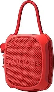 Lg Xboom Rock By Will.I.Am, Portable Outdoor Bluetooth Speaker, Up To 10 Hours, ip67 Dust And Water Resistant, Adjustable Mounting Cord, Red