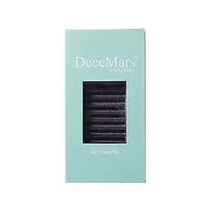 Decemars New 8d W Shape Eyelash Extensions 0.07mm C Curl 8-14 Mix Tray Natural Look Volume Clusters Matte Black Premade Fans Eye Lashes Easy Fanning False Eyelashes Fluffy (8d-0.07-C, 8-14 Mix)