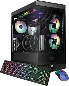 Ibuypower y40 Gaming Pc Desktop Computer Intel Core Ultra 7 270k Plus Cpu, Nvidia Geforce Rtx 5080 16gb Gpu, 32gb ddr5 5200mhz Ram, 1tb Nvme Ssd, Windows 11 Home, Gamer Keyboard And Mouse -y40bi7n5801
