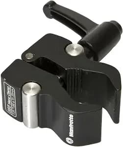 Manfrotto Nano Clamp 13mm-35mm With 3/8inch & 1/4inch Receiver - Includes 386b Nano Clamp, 3/8 And 1/4 Inch Receiver And 5 Year Warranty For Mounting, Rigging And Photography
