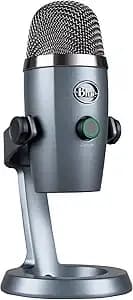 Logitech For Creators Blue Yeti Nano Usb Microphone For Gaming, Streaming, Podcasting,Twitch, Youtube, Discord, Recording For Pc And Mac, Plug & Play - Shadow Grey