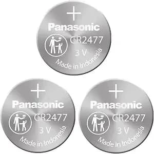 Panasonic cr2477 3v Lithium Cell Battery (Pack Of 3)