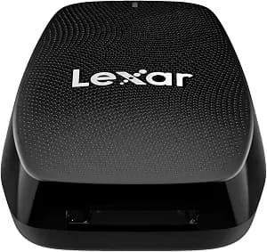 Lexar Cfexpress Type B Card Reader, 1700mb/S Read, Usb-C, Usb 3.2 Gen 2x2 - Supports Cfexpress Type B Cards, Compatible With Pc, Laptop, Tablet, Smartphone, Usb-C/A Cable, Compact, lrw550u-Rnbnu