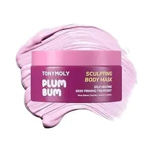 Tonymoly Plum Bum Self-Heating Body Mask - Firming, Cellulite Care - Plum Extract Works To Tighten Skin And Improve Elasticity, Targeting Cellulite And Uneven Texture Over Time