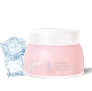 Saturday Skin Waterfall Glacier Water Cream: Oil Free Gel Moisturizer, 50ml - Award-Winning Gel Cream Releases A Burst Of Hydration To Intensely Plump & Soothe Skin With Mineral-Rich Glacier Water.