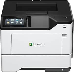Lexmark ms632dwe Monochrome Laser, Integrated Duplex (2-Sided Printing), Print Speed: Up To 50 Ppm, 4.3-Inch Color Touch Screen, Energy Star, Recommended Monthly Page Volume: 2000-20000 Pages(38s0500)