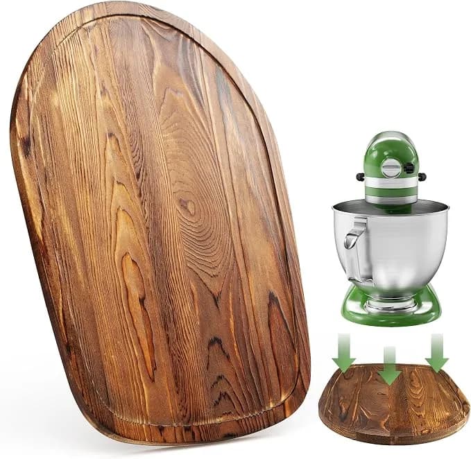 Guanqiao Food-Grade Wood Slider For Kitchenaid 4.5-5 Qt Tilt Head Mixer