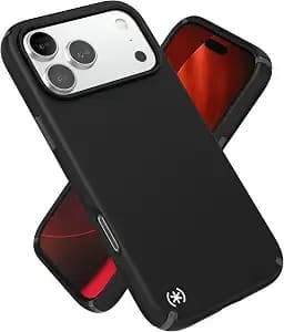 Speck presidio2 Pro For Iphone 17 Case, Magsafe-Compatible, Slim Protective Case, Black/Slate Grey/White