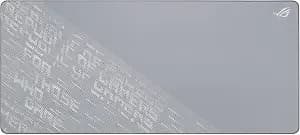 Asus Rog Scabbard Ii Arctic Gray Xxl Gaming Mouse Pad – 35.4” X 15.7” (Extended/Xxl Size), Soft Cloth Surface, Water/Oil/Dust-Resistant, Anti-Fray Edges, Non-Slip Base - Gray