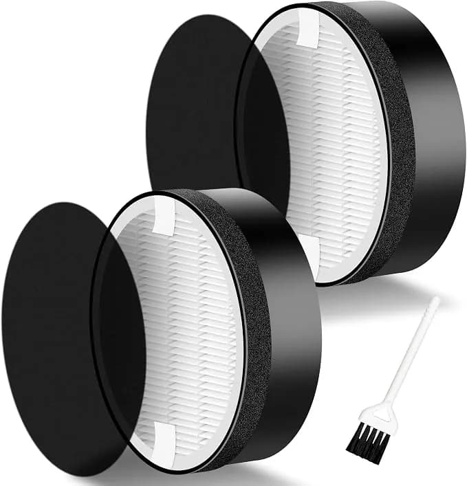 Lv-h132 Filter Replacement For Levoit Lv-h132 Air Purifier,2 Pack - Replace Lv-h132-Rf,3-In-1high-Efficiency Materials With Activated Carbon Air Pets, Odor And Smoke , For Home Bedroom