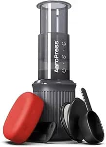 Aeropress Go Extra Small Portable Coffee Maker Kit - Travel, Hiking & Camping, All-In-One French Press, Pour-Over & Espresso Style Manual Brewer, 2 Min Brew