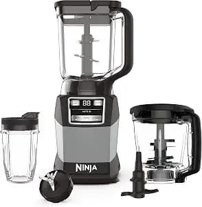 Ninja Compact Kitchen System, Auto-Iq, 1200w, 72oz Pitcher, Grey, amz493brn
