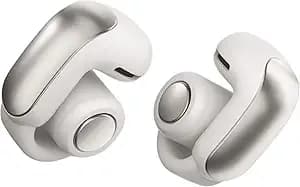 Bose Ultra Open Earbuds - Bluetooth Open Ear Earbuds With Openaudio For Awareness, Clip-On Design For Comfort, Water Resistant, Up To 48 Hrs Of Playtime, White Smoke