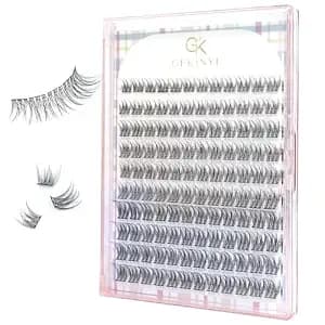 Natural Look Lash Clusters Wispy: Gekinye Individual Lashes 120 Pcs Diy Eyelash Extensions Natural 10-14mm Cluster Lashes