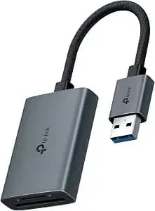 Tp-Link Sd Card Reader, High-Speed Usb 3.0 To Sd & Microsd Card Reader, Aluminum Dual Slot Memory Card Reader For Laptop & More, Supports 2tb Sd/Sdhc/Sdxc/Microsd/Microsdhc/Microsdxc/Tf Cards (ua430)