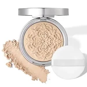 Ucanbe 2-In-1 Set & Prime Pressed Setting Powder – Lightweight Foundation Coverage & Oil Control, Hydrating - Long-Lasting - Alcohol-Free - Paraben-Free - Smooth Matte Finish (Fair)