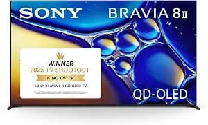 Sony 55 Inch Bravia 8 Ii Qd Oled 4k Hdr Smart Google Tv (K-55xr80m2)