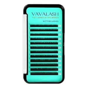 Vavalash Bottom Lash Extensions 5/6/7mm Mixed Under Bottom Lower Eyelash Extensions Natural Bottom Lashes（0.1-B-5-7mm Mixed）